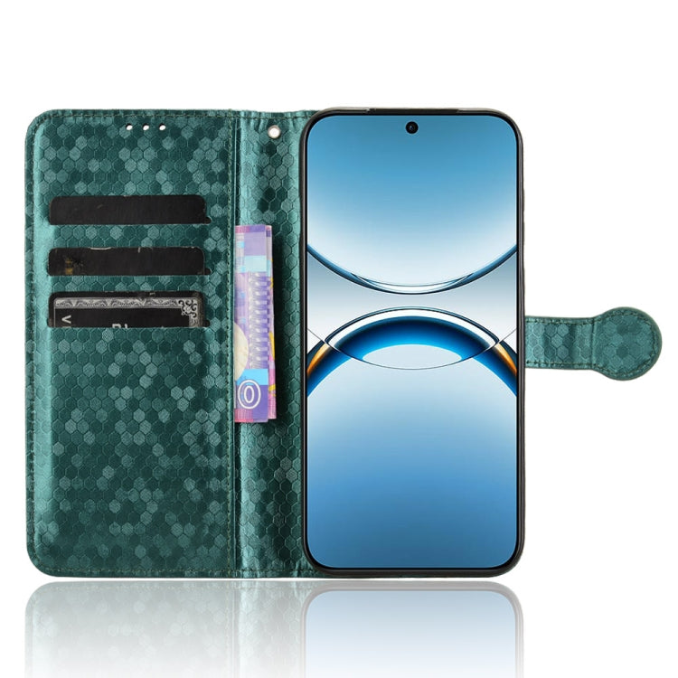 For OPPO Find X8 Honeycomb Dot Texture Leather Phone Case