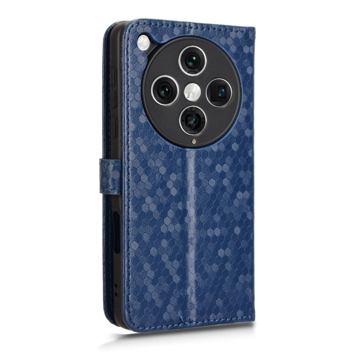 For OPPO Find X8 Pro Honeycomb Dot Texture Leather Phone Case