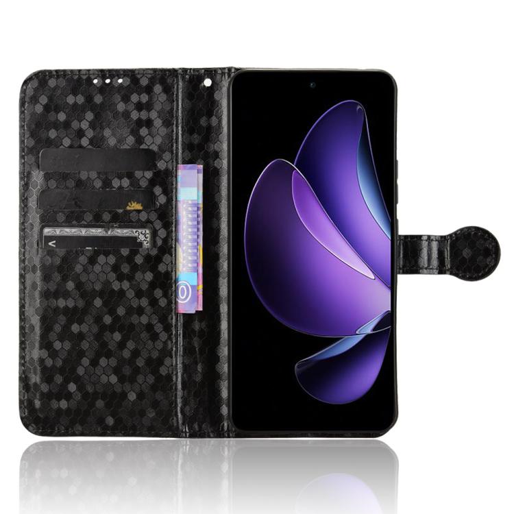 For OPPO Reno13 F 4G / 5G Honeycomb Dot Texture Leather Phone Case