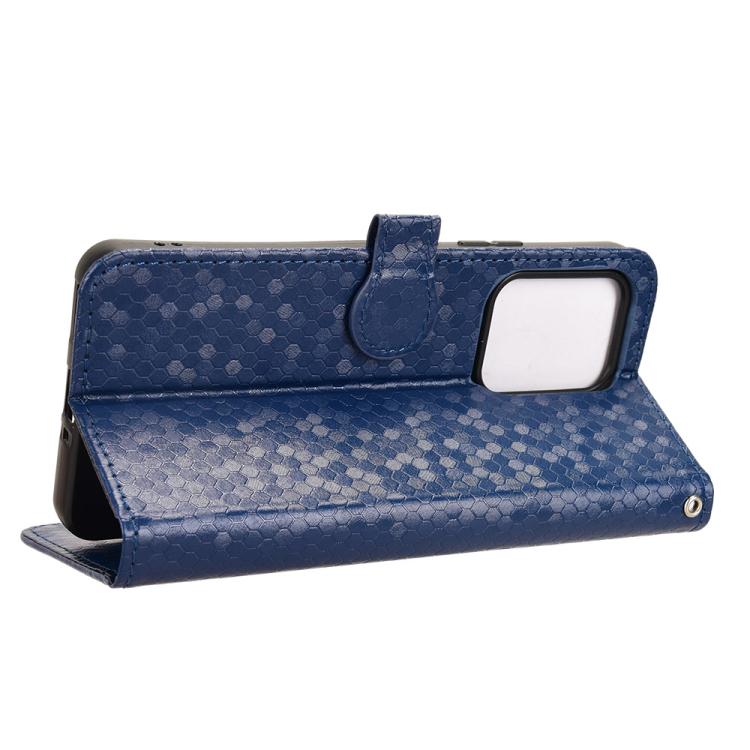 For OPPO Reno13 F 4G / 5G Honeycomb Dot Texture Leather Phone Case
