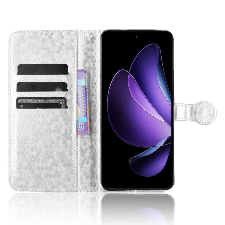 For OPPO Reno13 F 4G / 5G Honeycomb Dot Texture Leather Phone Case