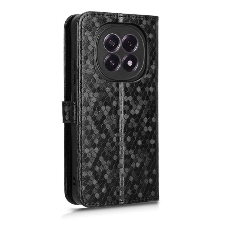 For OPPO F29 5G Honeycomb Dot Texture Leather Phone Case