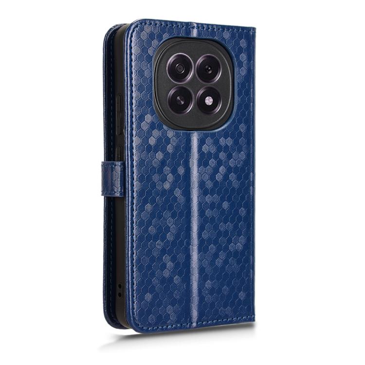 For OPPO F29 5G Honeycomb Dot Texture Leather Phone Case