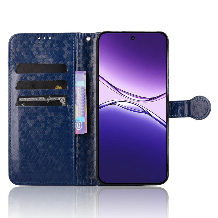 For OPPO F29 5G Honeycomb Dot Texture Leather Phone Case