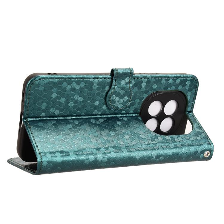 For OPPO F29 5G Honeycomb Dot Texture Leather Phone Case