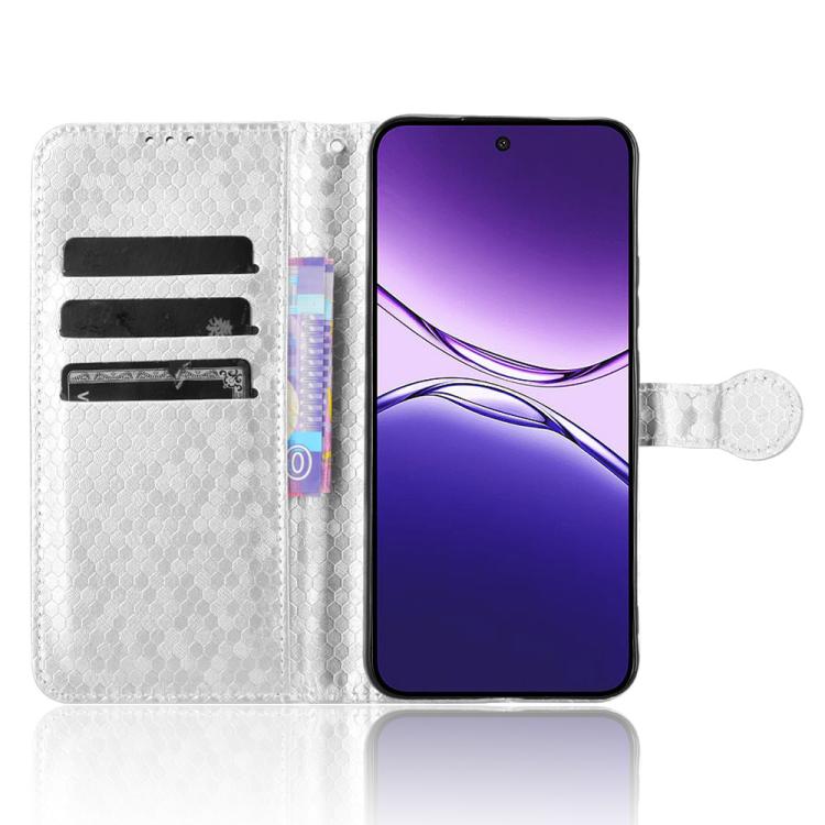 For OPPO F29 5G Honeycomb Dot Texture Leather Phone Case