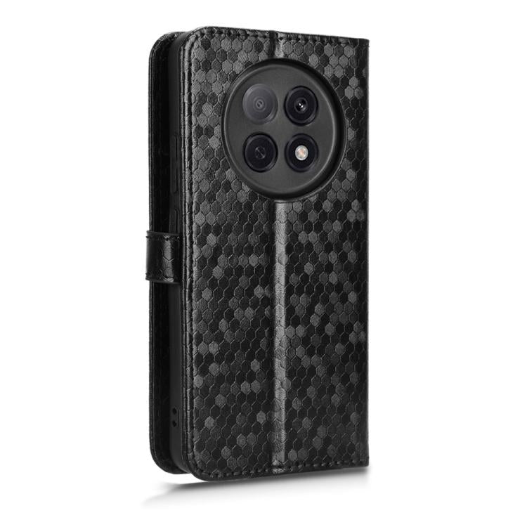 For OPPO F29 Pro 5G Honeycomb Dot Texture Leather Phone Case