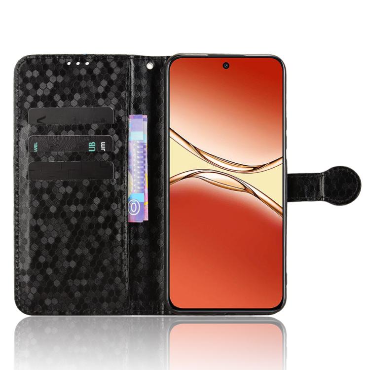 For OPPO F29 Pro 5G Honeycomb Dot Texture Leather Phone Case
