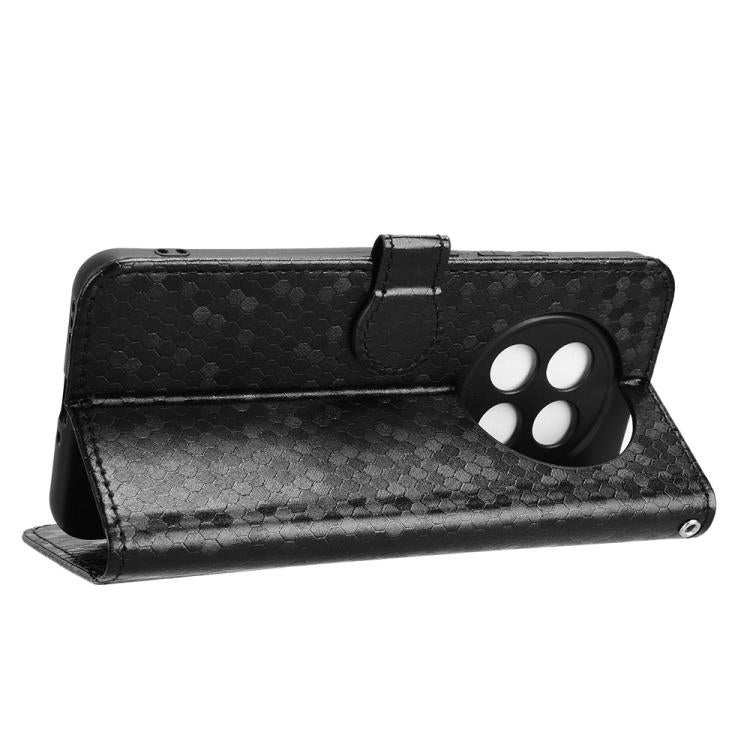 For OPPO F29 Pro 5G Honeycomb Dot Texture Leather Phone Case