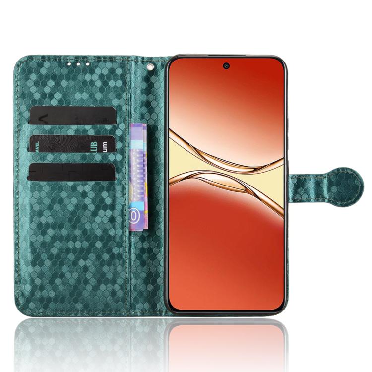 For OPPO F29 Pro 5G Honeycomb Dot Texture Leather Phone Case