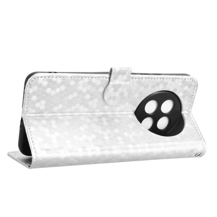 For OPPO F29 Pro 5G Honeycomb Dot Texture Leather Phone Case