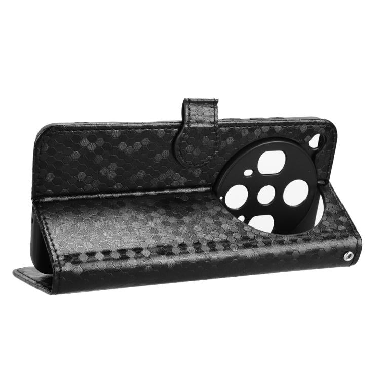 For OPPO Find X8 Ultra 5G Honeycomb Dot Texture Leather Phone Case