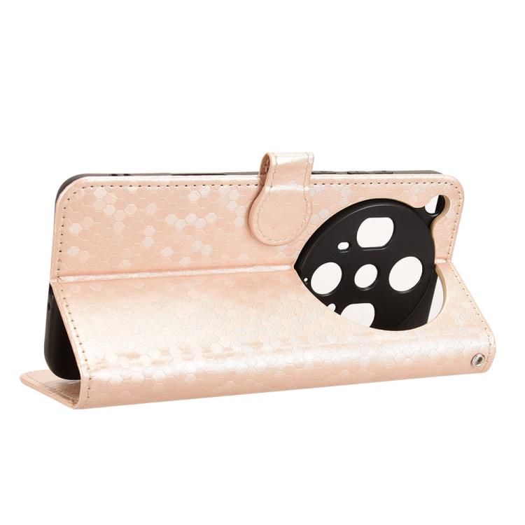For OPPO Find X8 Ultra 5G Honeycomb Dot Texture Leather Phone Case