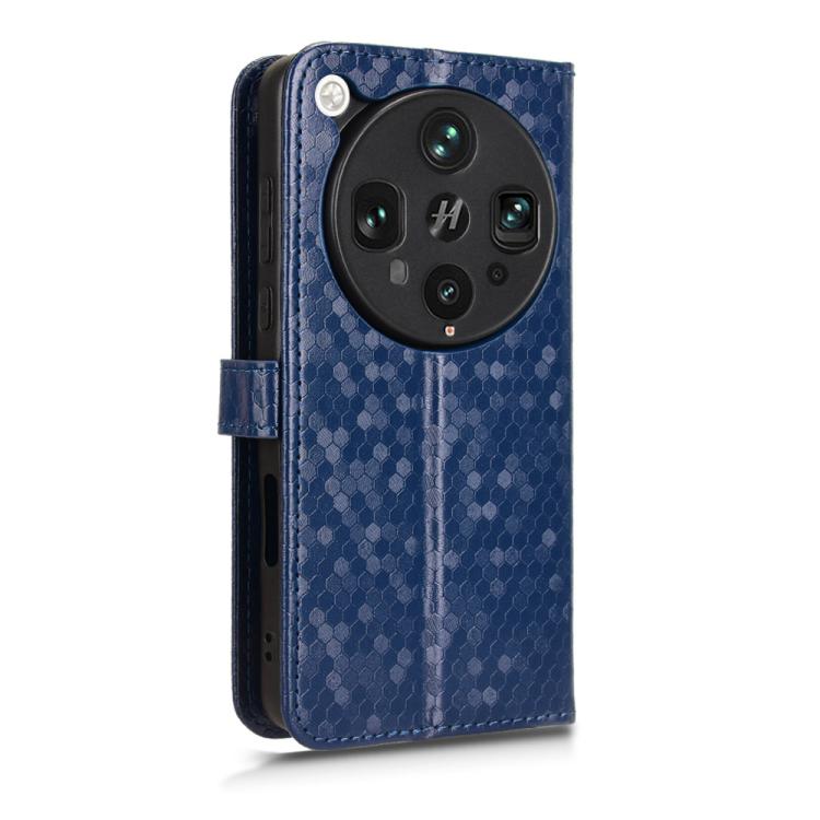For OPPO Find X8 Ultra 5G Honeycomb Dot Texture Leather Phone Case