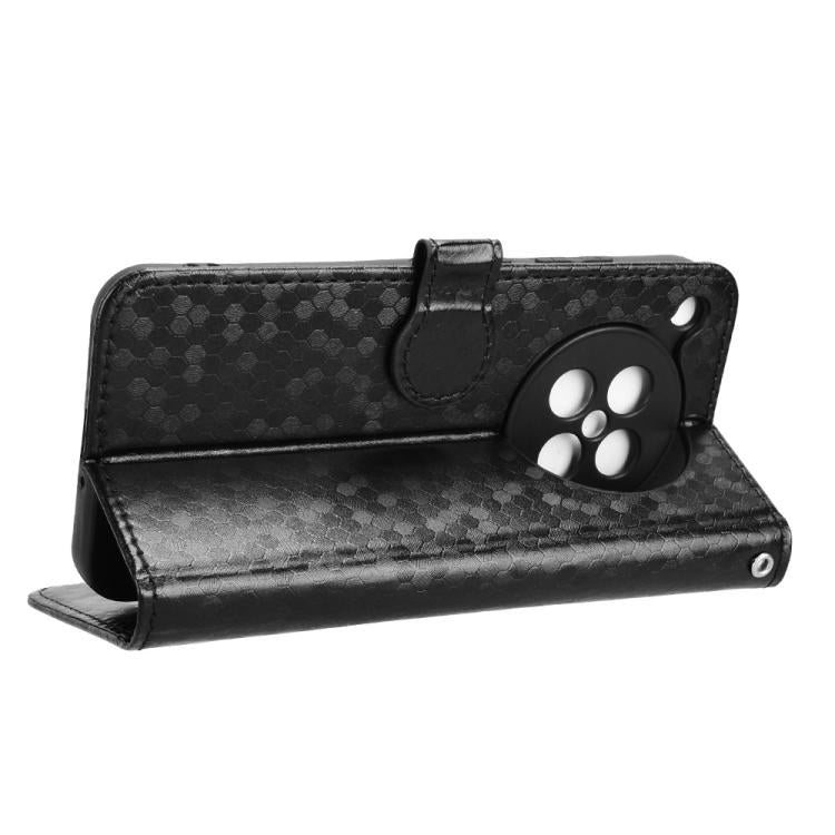 For OPPO Find X8s 5G Honeycomb Dot Texture Leather Phone Case