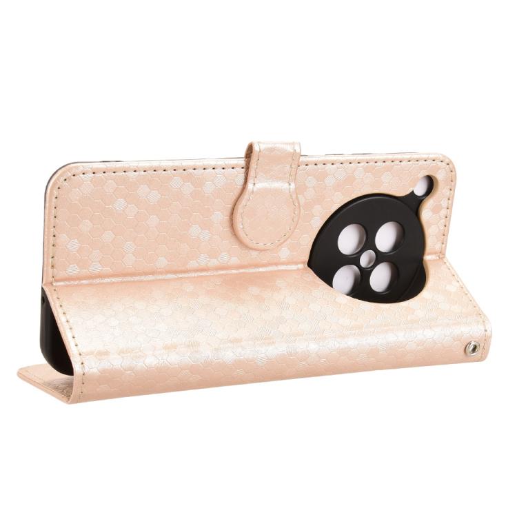 For OPPO Find X8s 5G Honeycomb Dot Texture Leather Phone Case