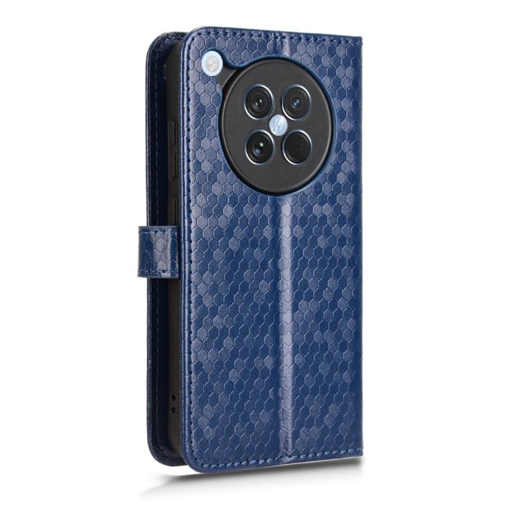 For OPPO Find X8s 5G Honeycomb Dot Texture Leather Phone Case