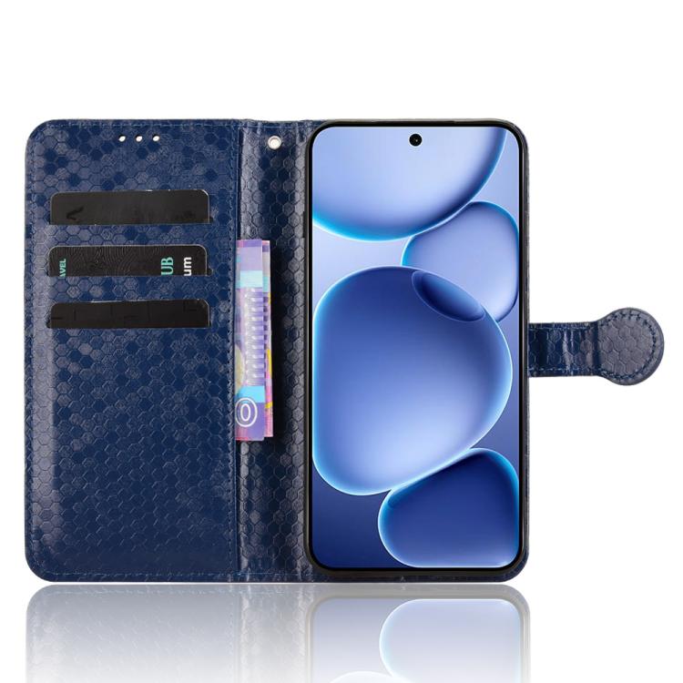 For OPPO Find X8s 5G Honeycomb Dot Texture Leather Phone Case
