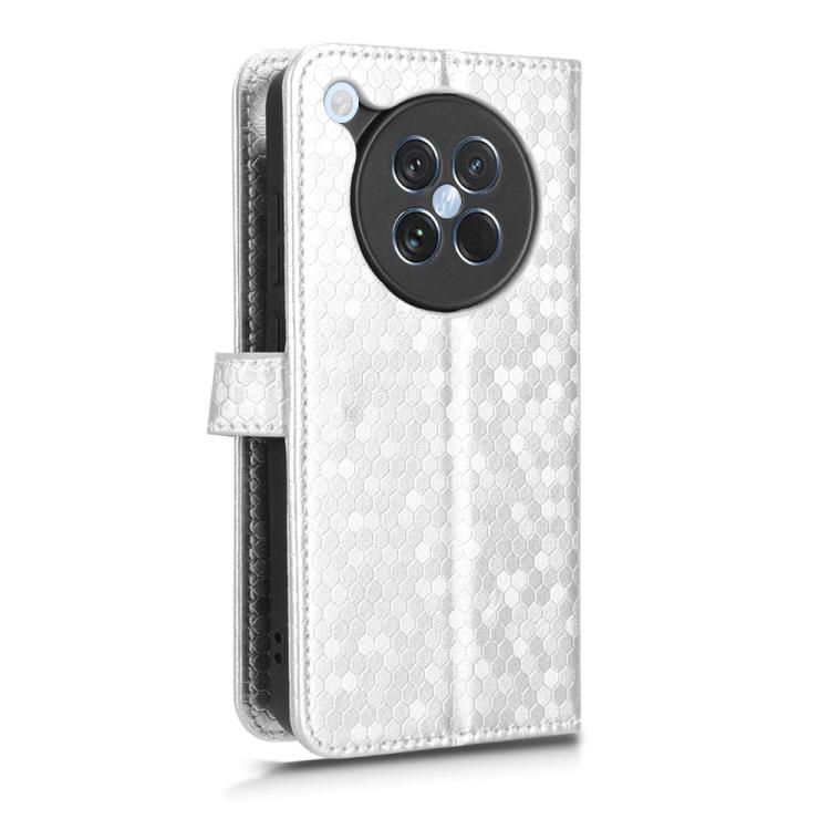 For OPPO Find X8s 5G Honeycomb Dot Texture Leather Phone Case