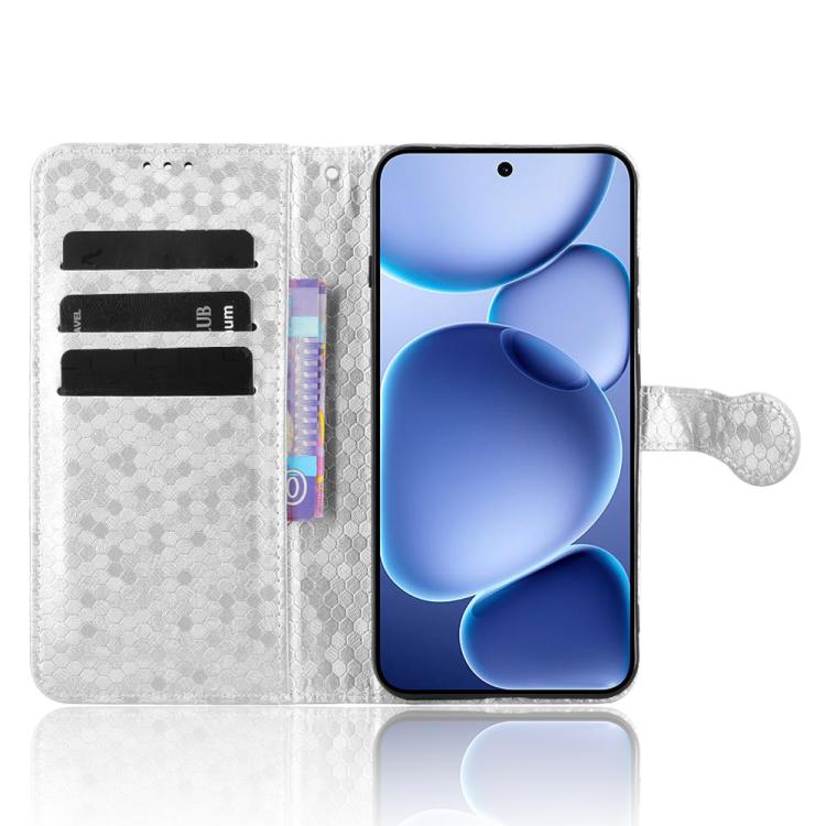 For OPPO Find X8s 5G Honeycomb Dot Texture Leather Phone Case