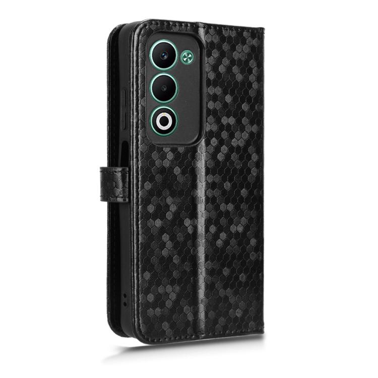 For OPPO A5 5G / 4G Global Honeycomb Dot Texture Leather Phone Case