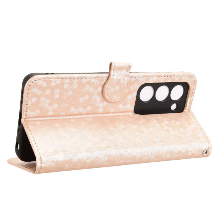 For OPPO A5 5G / 4G Global Honeycomb Dot Texture Leather Phone Case