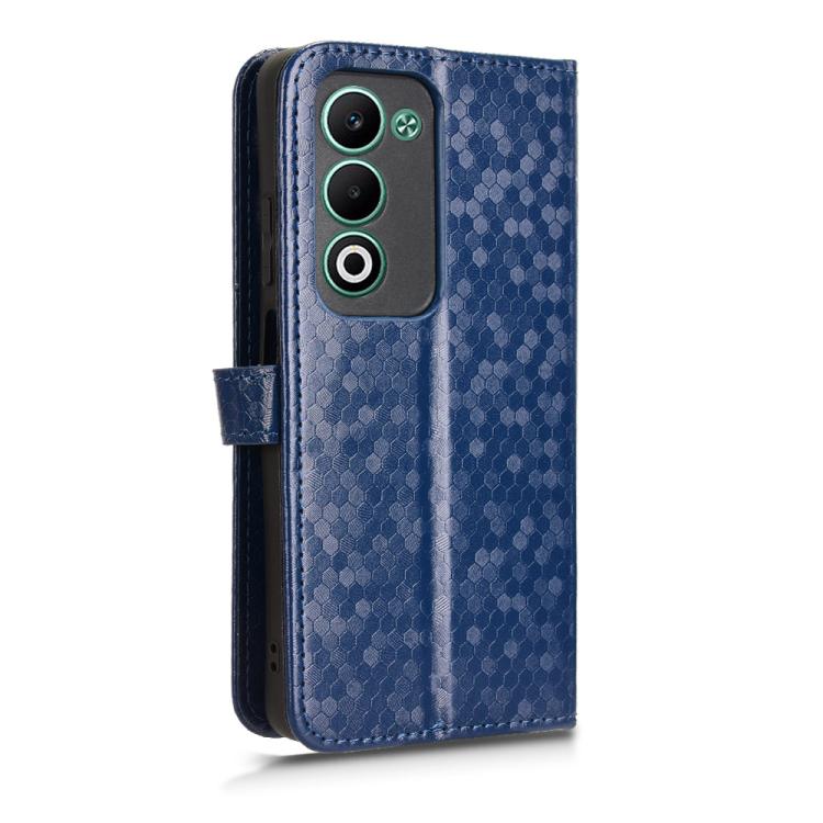 For OPPO A5 5G / 4G Global Honeycomb Dot Texture Leather Phone Case