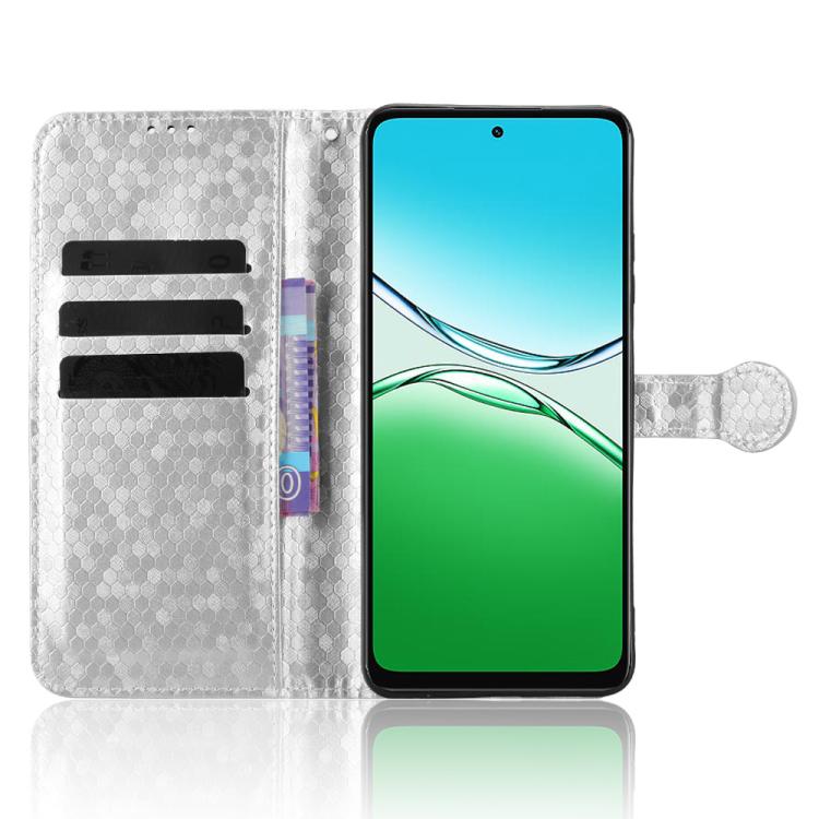 For OPPO A5 5G / 4G Global Honeycomb Dot Texture Leather Phone Case