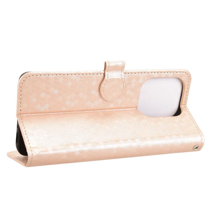 For OPPO A5x 5G / 4G Global Honeycomb Dot Texture Leather Phone Case
