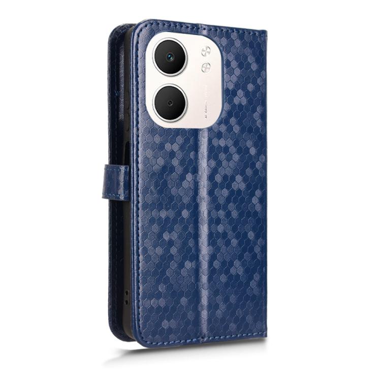 For OPPO A5x 5G / 4G Global Honeycomb Dot Texture Leather Phone Case