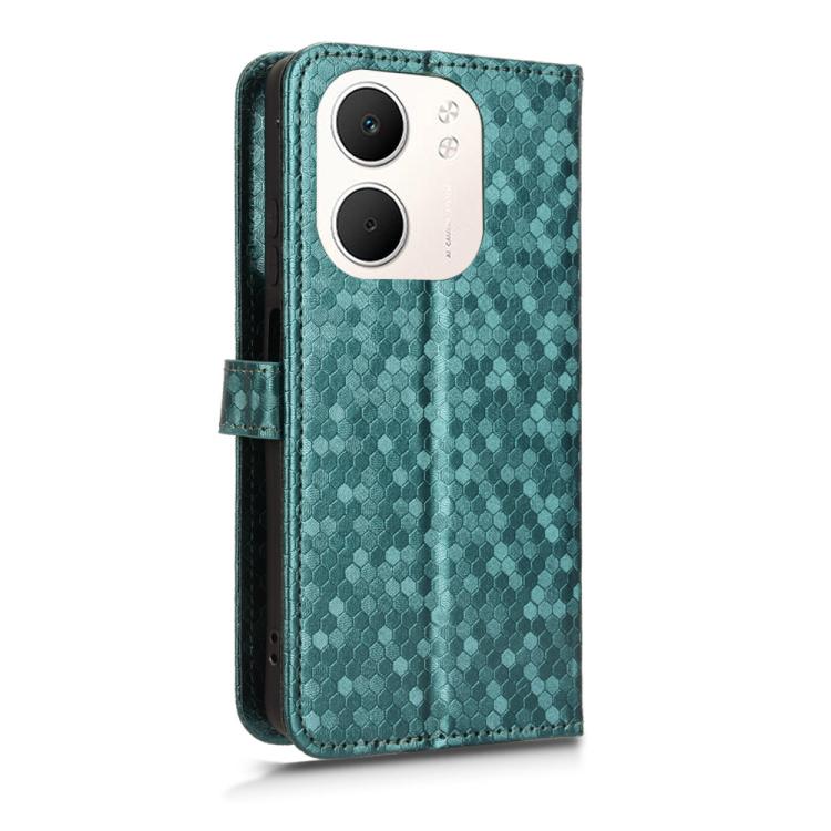 For OPPO A5x 5G / 4G Global Honeycomb Dot Texture Leather Phone Case