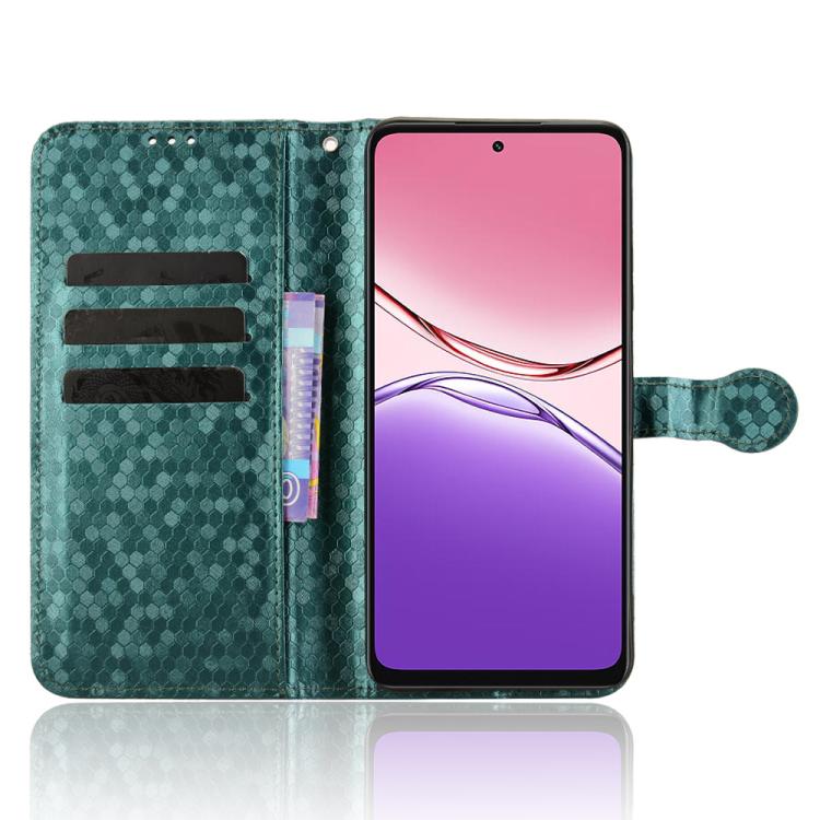 For OPPO A5x 5G / 4G Global Honeycomb Dot Texture Leather Phone Case