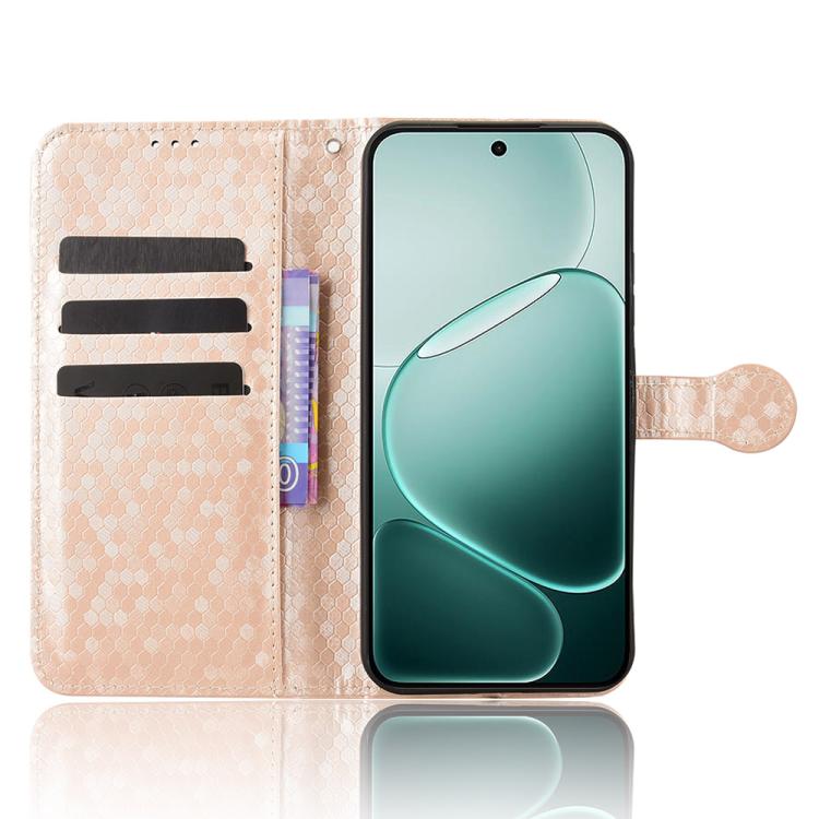 For OPPO A6 Pro 4G / 5G Global / F31 5G Honeycomb Dot Texture Leather Phone Case