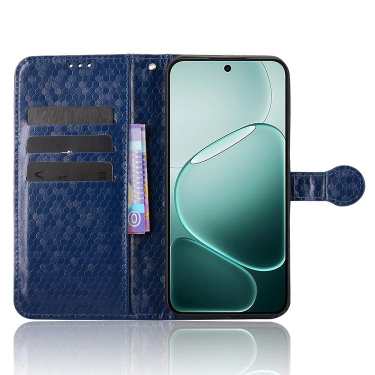 For OPPO A6 Pro 4G / 5G Global / F31 5G Honeycomb Dot Texture Leather Phone Case