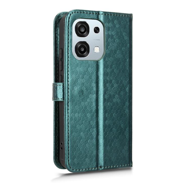For OPPO A6 Pro 4G / 5G Global / F31 5G Honeycomb Dot Texture Leather Phone Case