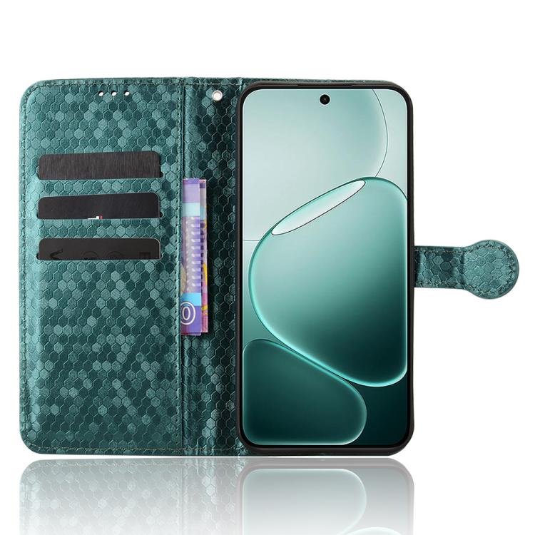 For OPPO A6 Pro 4G / 5G Global / F31 5G Honeycomb Dot Texture Leather Phone Case
