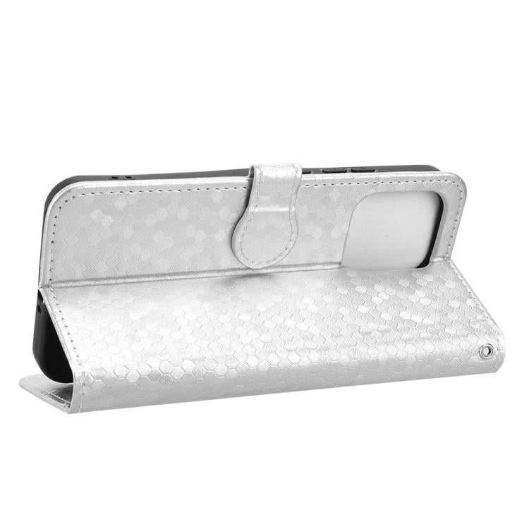For OPPO A6 Pro 4G / 5G Global / F31 5G Honeycomb Dot Texture Leather Phone Case