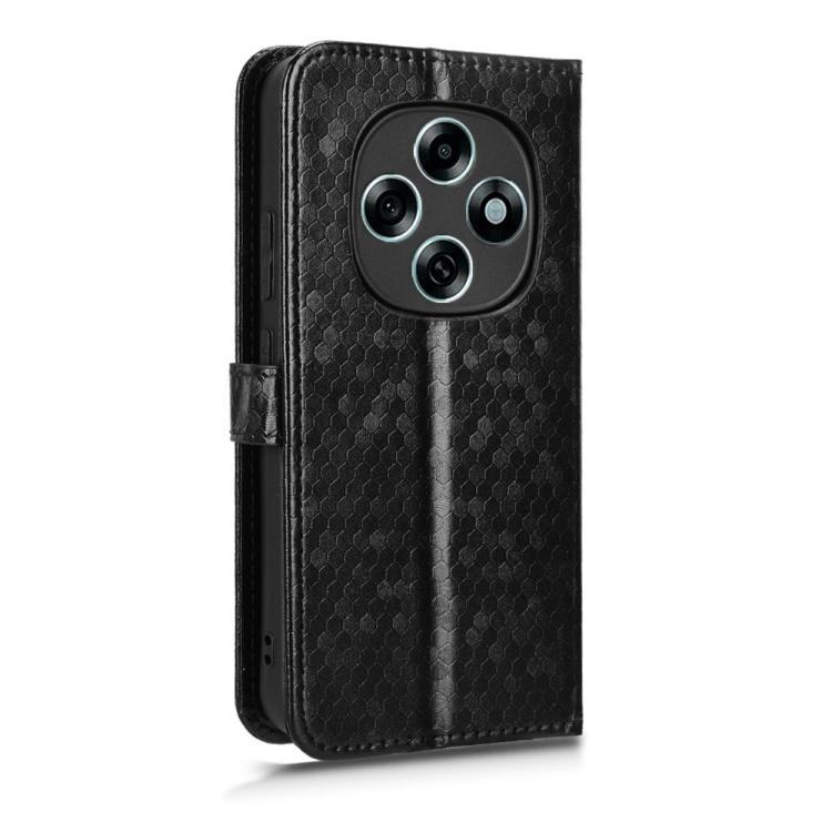 For OPPO F31 Pro 5G Honeycomb Dot Texture Leather Phone Case