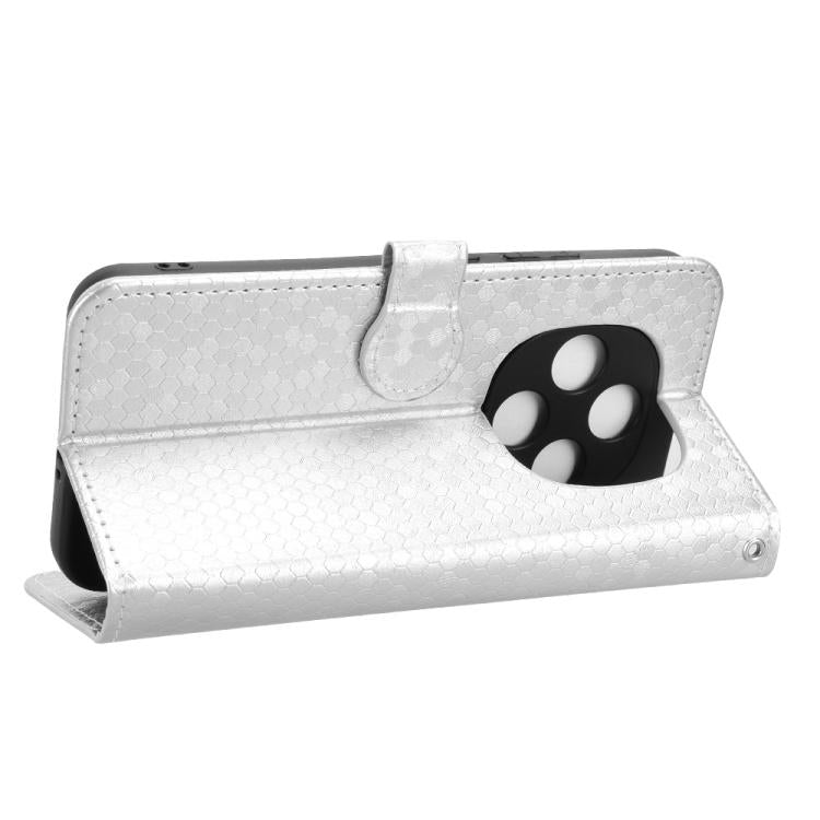 For OPPO F31 Pro 5G Honeycomb Dot Texture Leather Phone Case