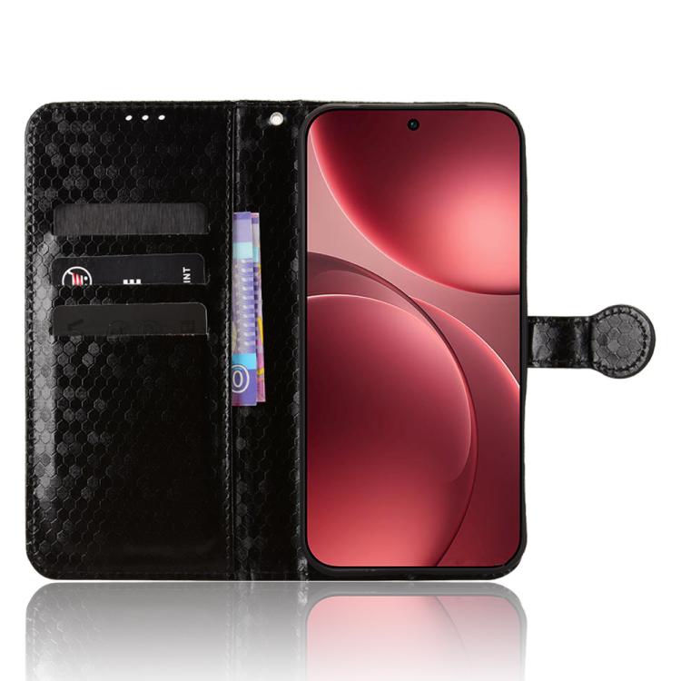 For OPPO Find X9 Pro Honeycomb Dot Texture Leather Phone Case