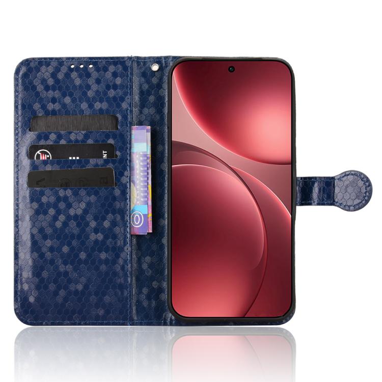 For OPPO Find X9 Pro Honeycomb Dot Texture Leather Phone Case