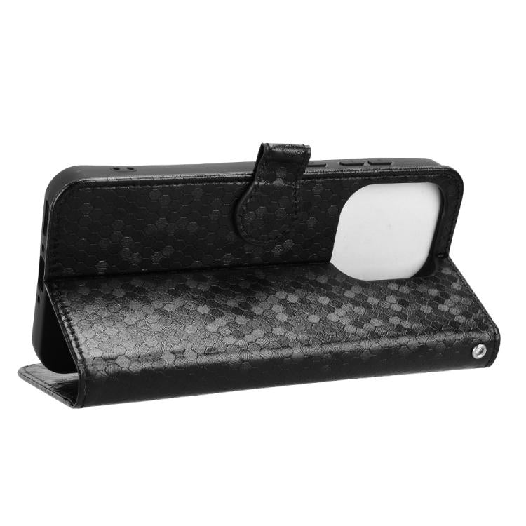 For OPPO Find X9 Honeycomb Dot Texture Leather Phone Case