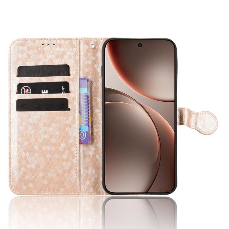 For OPPO Find X9 Honeycomb Dot Texture Leather Phone Case
