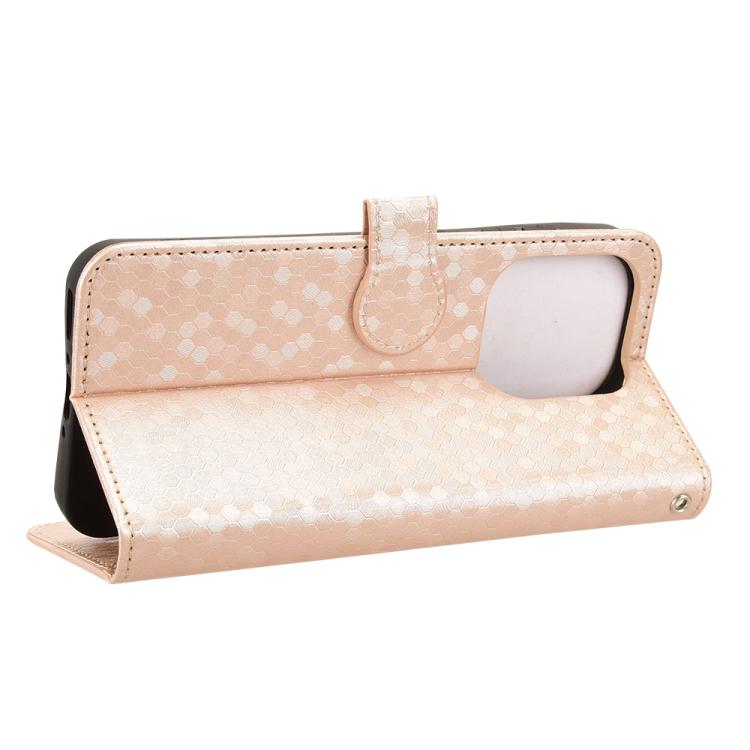 For OPPO Find X9 Honeycomb Dot Texture Leather Phone Case