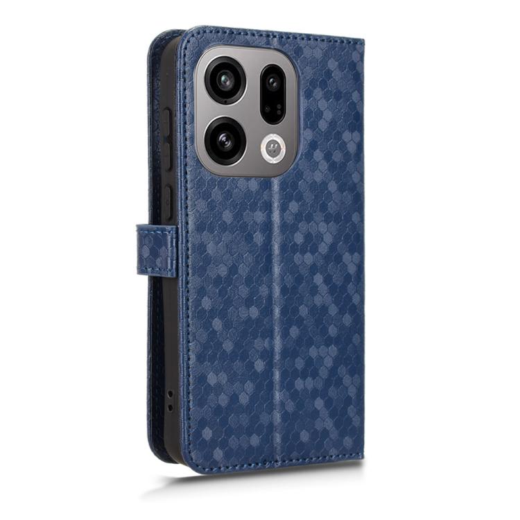 For OPPO Find X9 Honeycomb Dot Texture Leather Phone Case