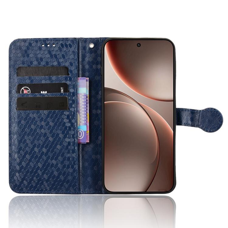 For OPPO Find X9 Honeycomb Dot Texture Leather Phone Case