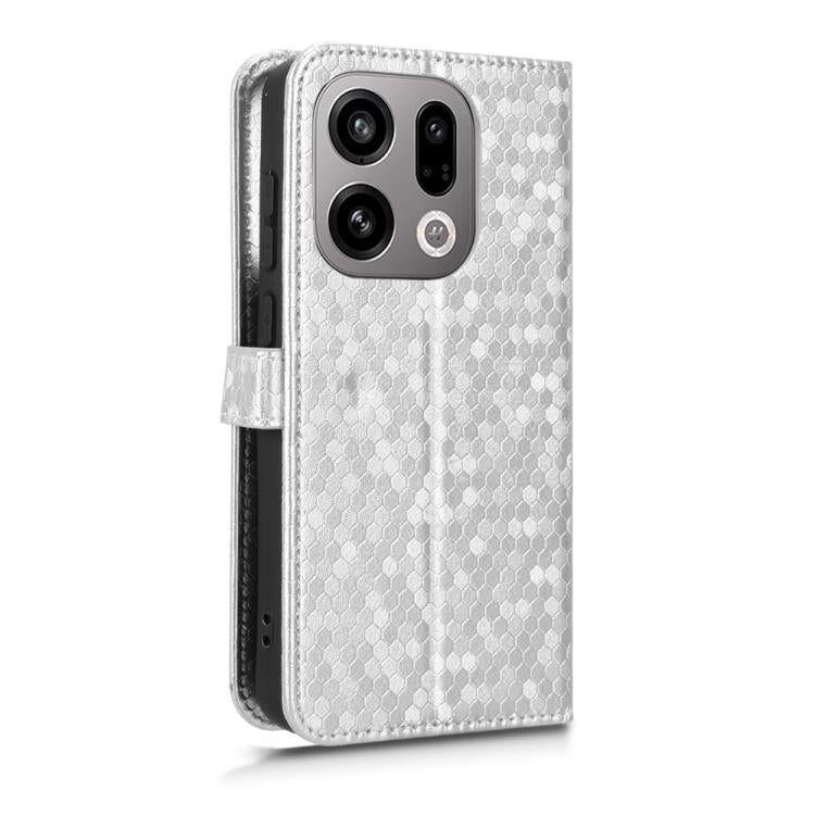 For OPPO Find X9 Honeycomb Dot Texture Leather Phone Case