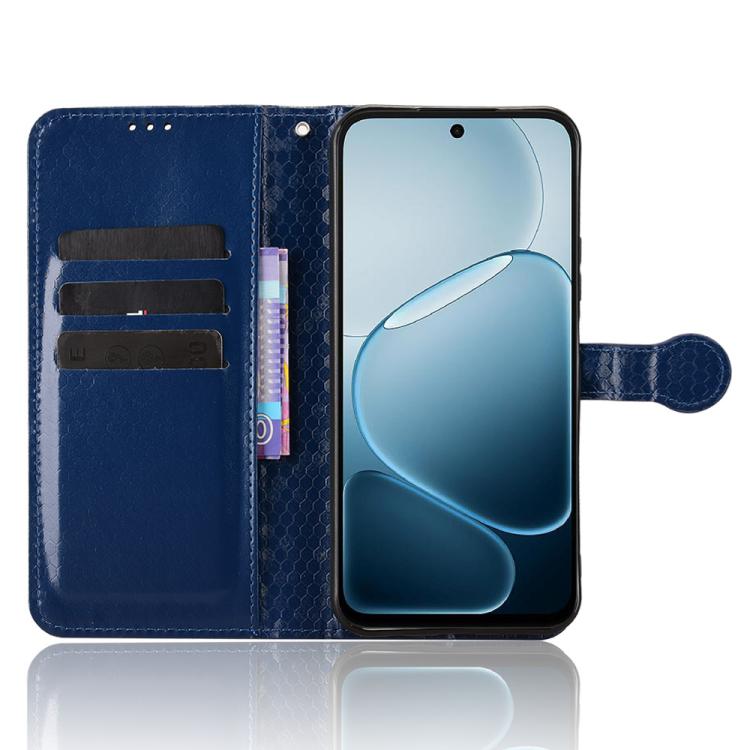 For OPPO A6x 4G / 5G Global Honeycomb Dot Texture Leather Phone Case