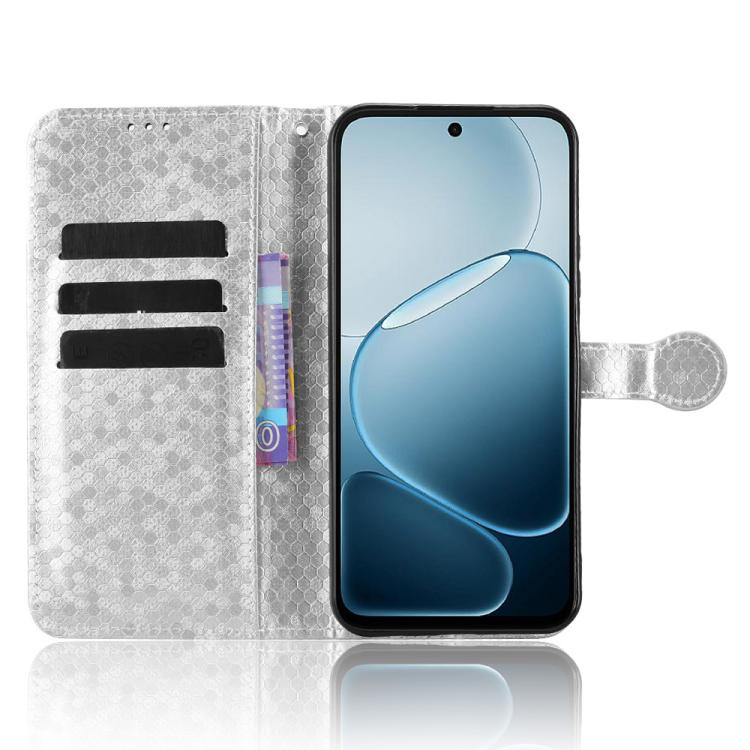 For OPPO A6x 4G / 5G Global Honeycomb Dot Texture Leather Phone Case