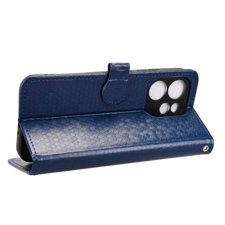 For OPPO Reno15 Pro Max 5G Global Honeycomb Dot Texture Leather Phone Case